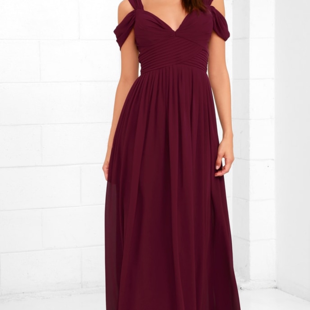 Burgundy Maxi Dress